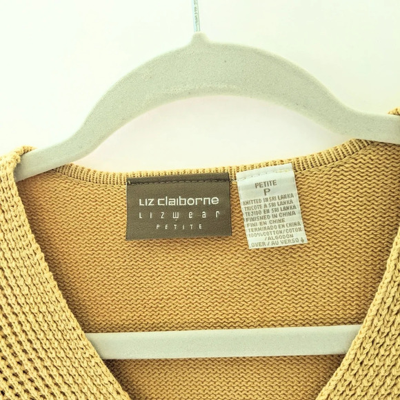 Liz Claiborne Women's V-Neck Knit Sweater - Picture 4 of 8